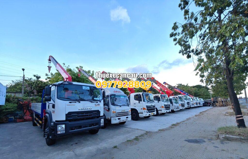 Chuyên cho thuê các loại xe cẩu xe nâng xe móc xe đầu kéo giá tốt chất lượng Phú Giáo
