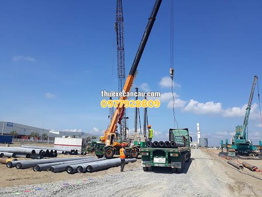 Cung cấp cho thuê xe cần cẩu xe móc xe đầu kéo Phú Giáo Bình Dương