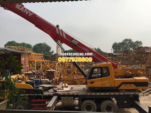 Cung cấp dịch vụ cho thuê xe cẩu xe móc Dĩ An - Uy tín giá tốt