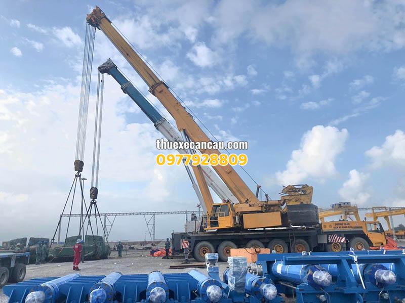 Dịch vụ thuê xe cẩu xe nâng xe múc xe cứu hộ giá rẻ Bàu Bàng Bình Dương