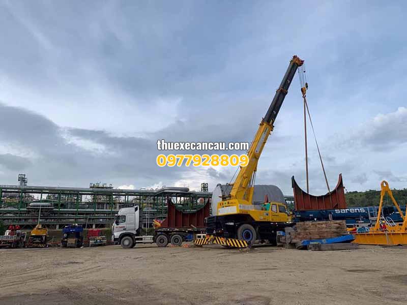 Dịch vụ thuê xe cẩu xe nâng xe múc xe cứu hộ giá rẻ Bàu Bàng Bình Dương