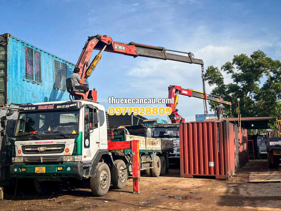 Dịch vụ vận tải cho thuê xe cần cẩu Dĩ An Bình Dương – Giải pháp tối ưu cho doanh nghiệp