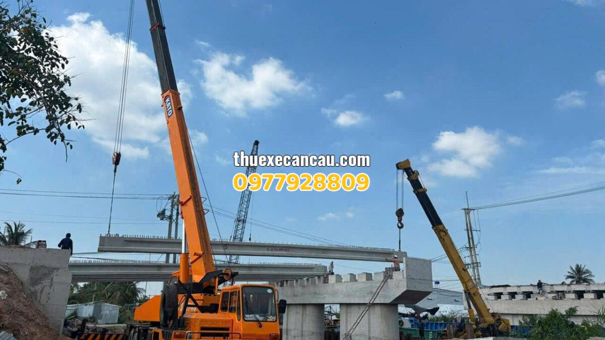 Nơi cung cấp dịch vụ cho thuê xe cẩu xe nâng các loại giá rẻ KCN Phước Đông Tây Ninh
