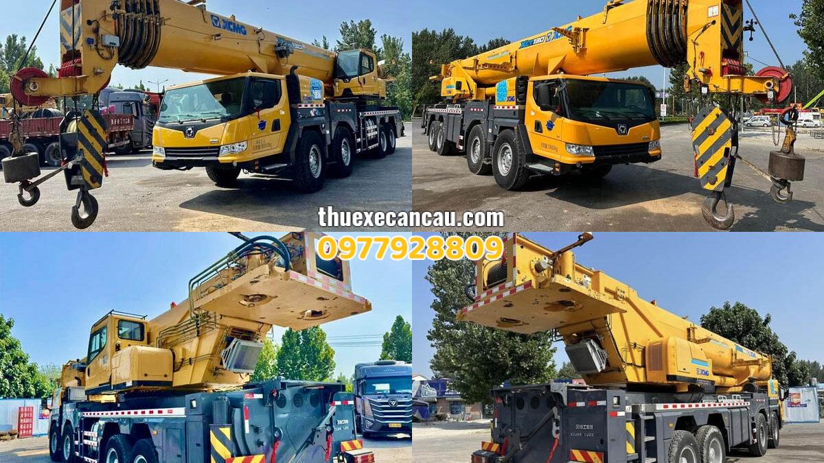 Thuê xe cần cẩu xe móc nâng xe đầu kéo KCN VSIP Bình Dương