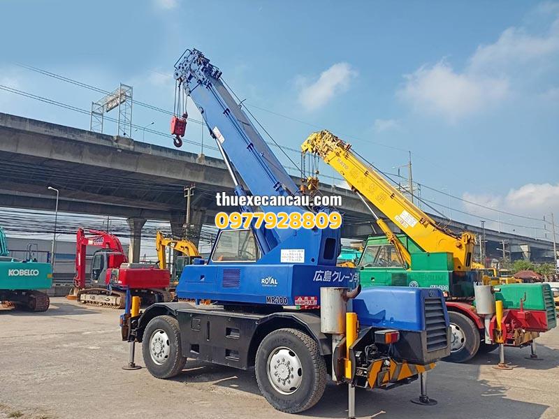 Dịch vụ cho thuê xe cẩu chuyên nghiệp nâng hạ xe đầu kéo tại Dĩ An giá rẻ