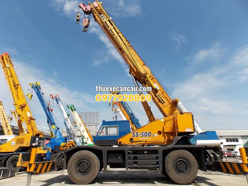 Dịch vụ cho thuê xe cẩu chuyên nghiệp nâng hạ xe đầu kéo tại Dĩ An giá rẻ