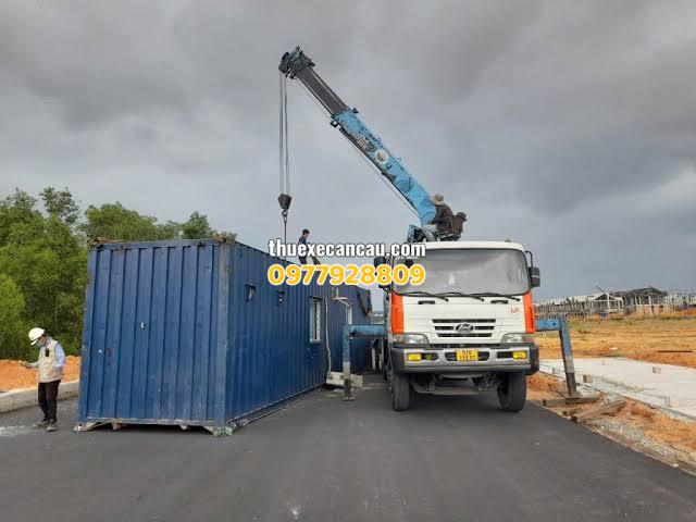 Dịch vụ cho thuê xe cẩu chuyên nghiệp tại khu vực Bến Cát, Bình Dương giá tốt