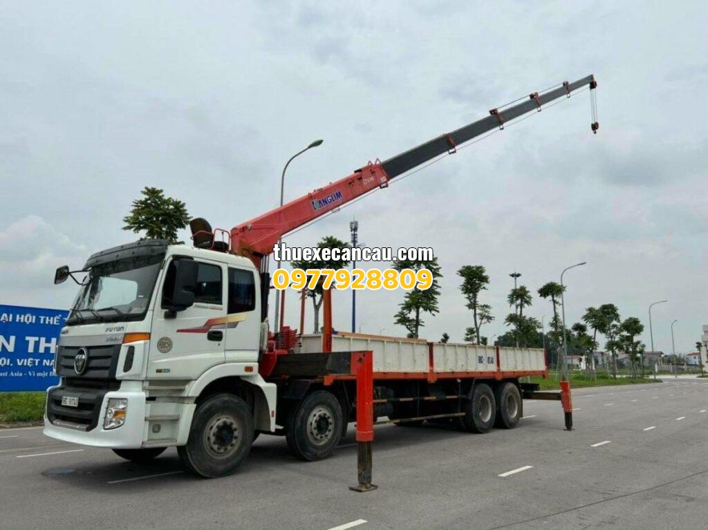 Dịch vụ cho thuê xe cẩu tại Thuận An giá rẻ, uy tín, đáp ứng đa dạng công trình và hàng hóa