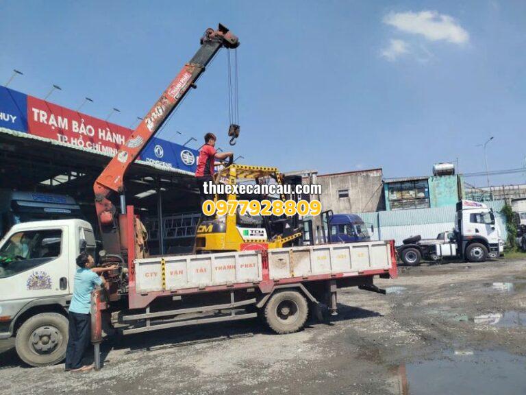 Thuê xe nâng xe cẩu xe móc Bình Dương giá rẻ, dịch vụ tận tâm và hỗ trợ kỹ thuật 24/7