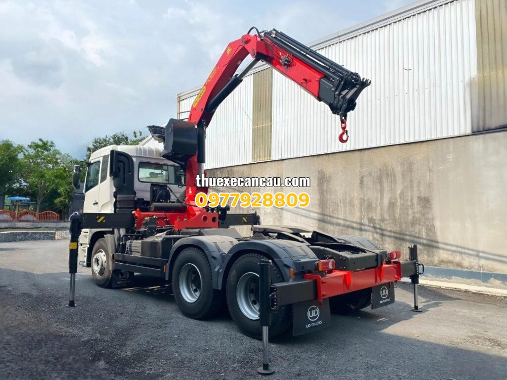 Cho thuê xe cẩu, xe nâng đa năng phục vụ công trình, nhà xưởng, kho bãi tại KCN Mỹ Phước