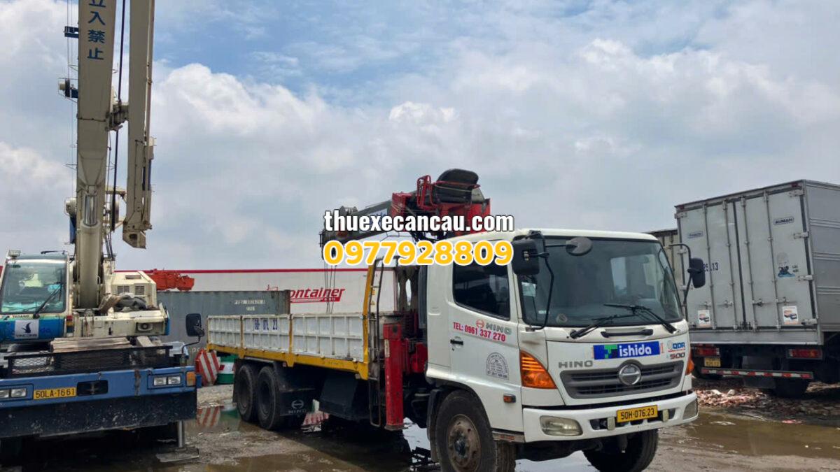 Cho thuê xe cơ giới các loại tại Dĩ An xe cần cẩu, xe nâng, xe múc, xe đầu kéo, xe tải – giá rẻ, chất lượng, phục vụ tận nơi