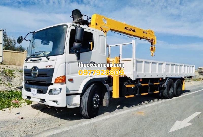 Cho thuê xe đầu kéo, xe tải cẩu phục vụ công trình xây dựng, vận chuyển hàng hóa tại Dầu Tiếng và khu vực lân cận