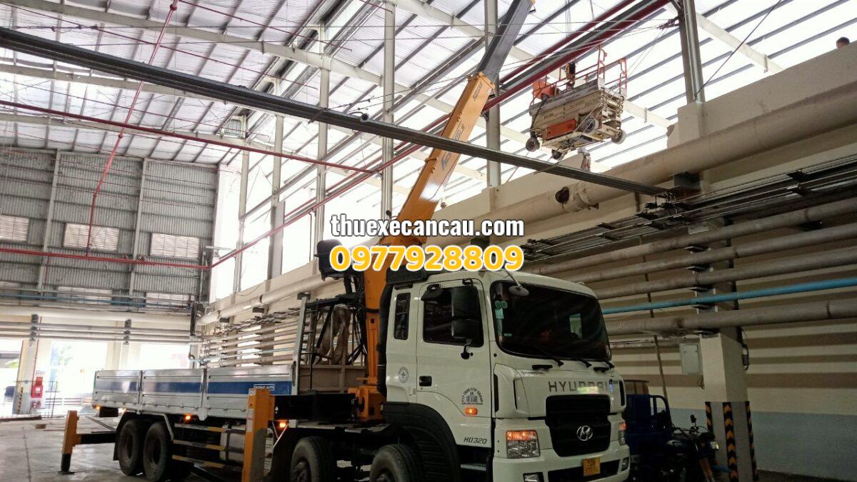 Chuyên cho thuê xe cần cẩu xe nâng các loại tại KCN Sóng Thần - Tiết kiệm chi phí, nâng cao hiệu quả cho doanh nghiệp