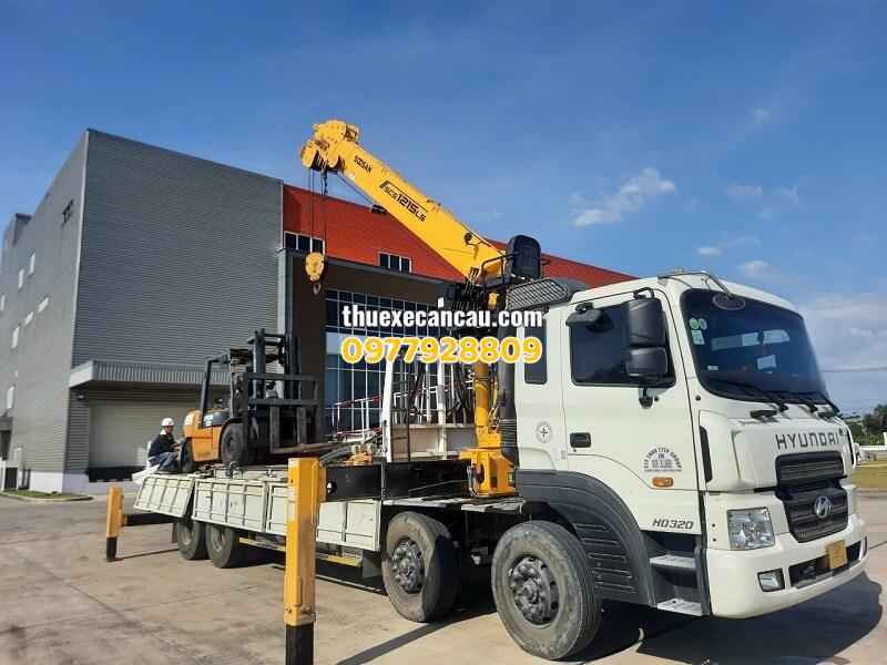 Dịch vụ cho thuê xe cẩu, xe nâng tại Dầu Tiếng – Hỗ trợ vận chuyển, bốc xếp hàng hóa tận nơi