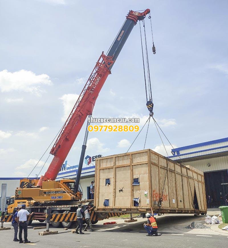 Cho thuê xe cần cẩu, xe đầu kéo đa dạng tải trọng – Giải pháp vận chuyển an toàn, nhanh chóng tại VSIP
