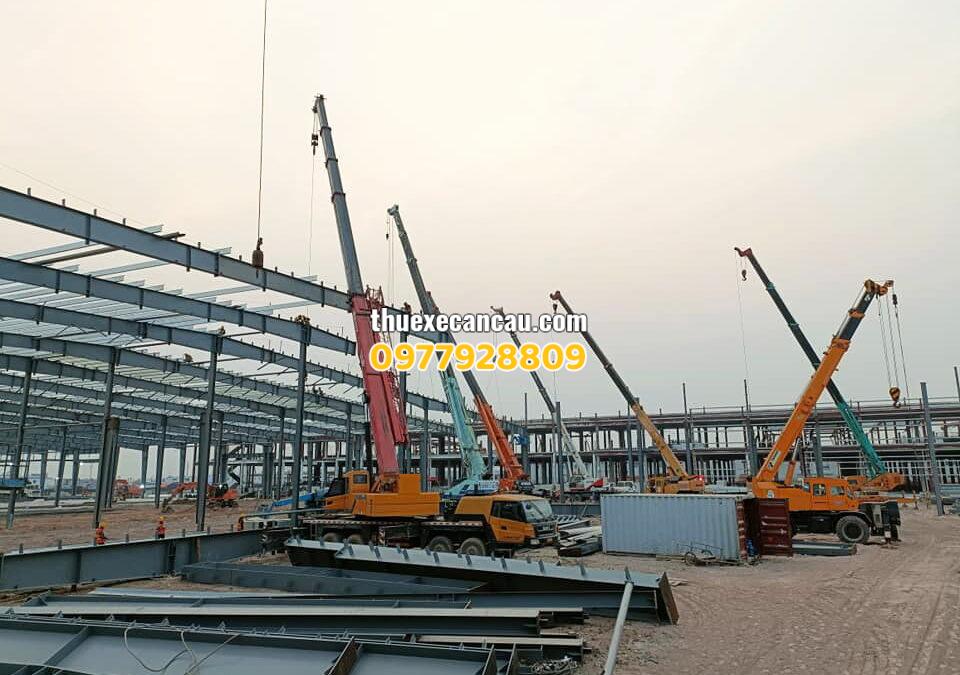 Cung cấp dịch vụ xe cẩu, xe móc, xe đầu kéo đa dạng, chuyên nghiệp, phục vụ nhu cầu vận tải tại KCN Đất Cuốc