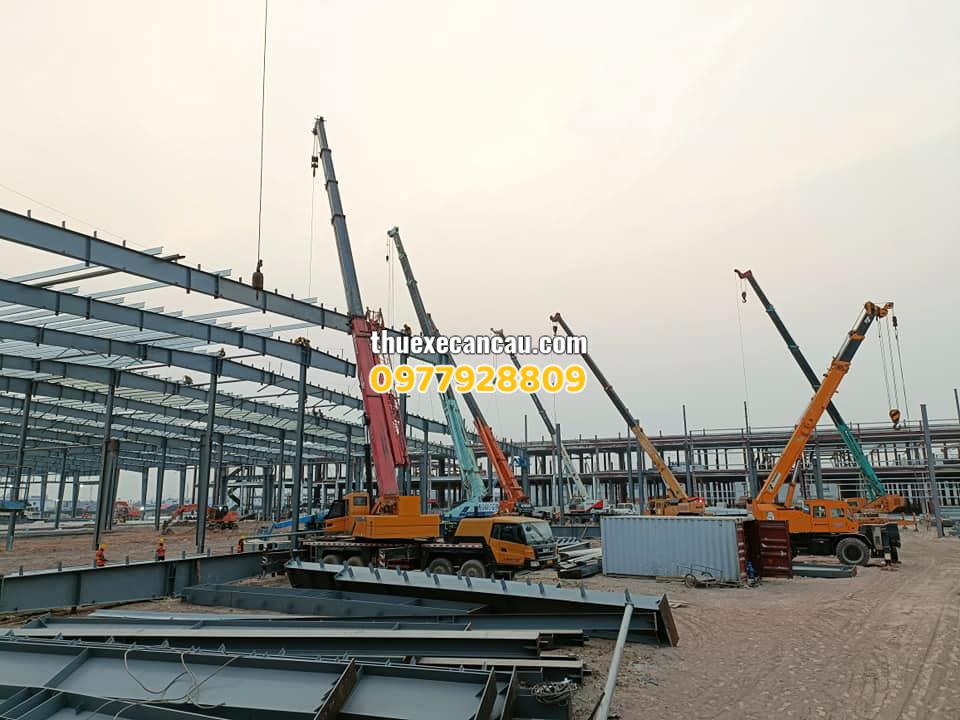 Cung cấp dịch vụ xe cẩu, xe móc, xe đầu kéo đa dạng, chuyên nghiệp, phục vụ nhu cầu vận tải tại KCN Đất Cuốc