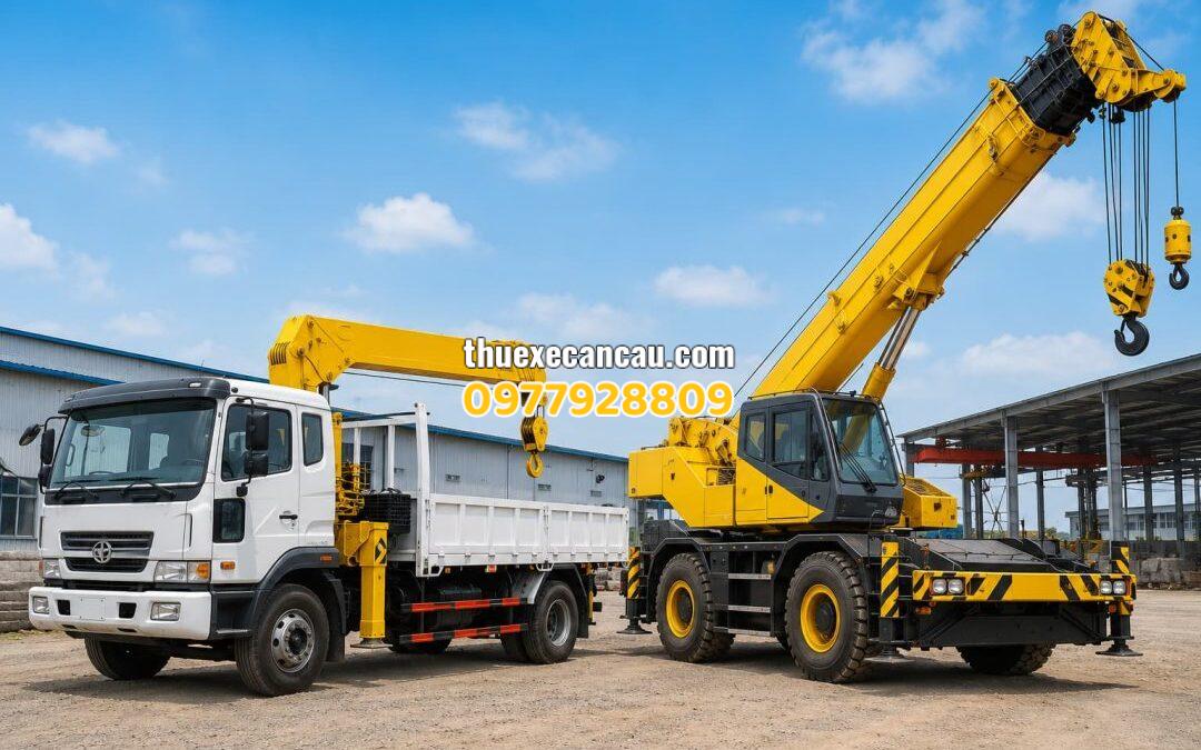 Địa điểm cho thuê xe cẩu xe xúc xe múc đa dạng các loại tại Dĩ An với giá cả hợp lý cho cá nhân doanh nghiệp