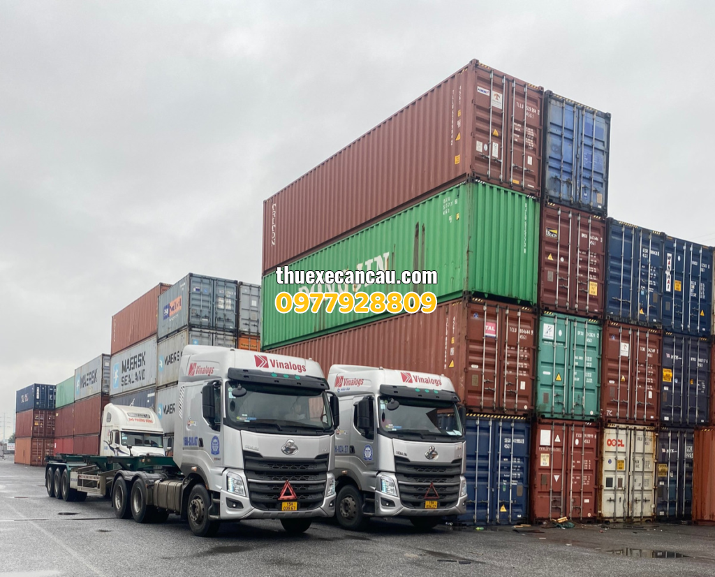 Thuê xe đầu kéo, xe cẩu, xe móc Thuận An đa dạng chủng loại, đáp ứng nhanh, hỗ trợ 24/7, phục vụ công trình xây dựng, nhà máy