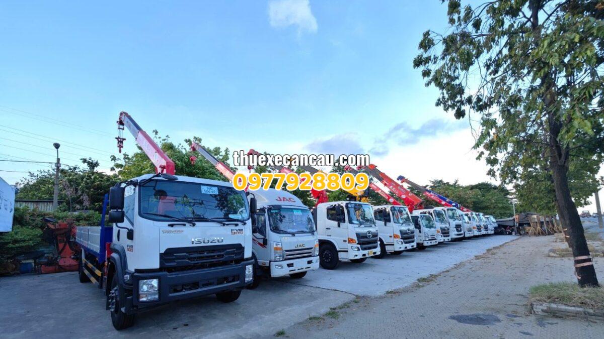 Dịch vụ cho thuê xe cẩu xe nâng xe container tại KCN Đất Cuốc tối ưu chi phí vận tải hiệu quả bền vững