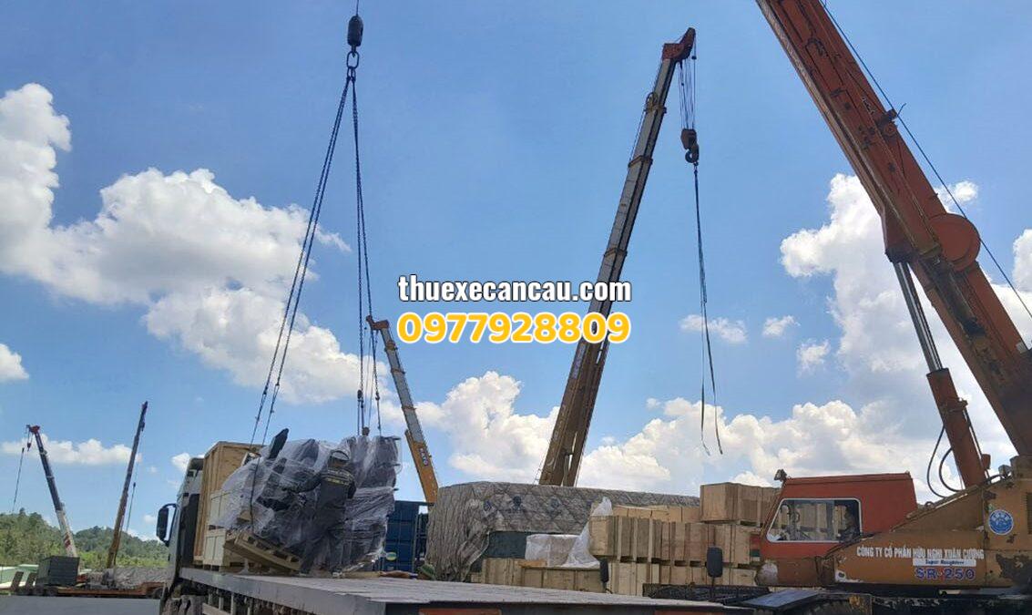 Giải pháp chuyên cung cấp dịch vụ cho thuê xe cẩu xe nâng xe container tại khu vực Thuận An đảm bảo an toàn tiến độ vượt trội